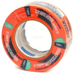 blue dolphin orange tape