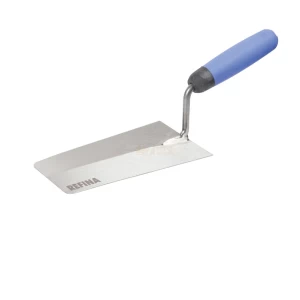 Bucket trowel rounded edges