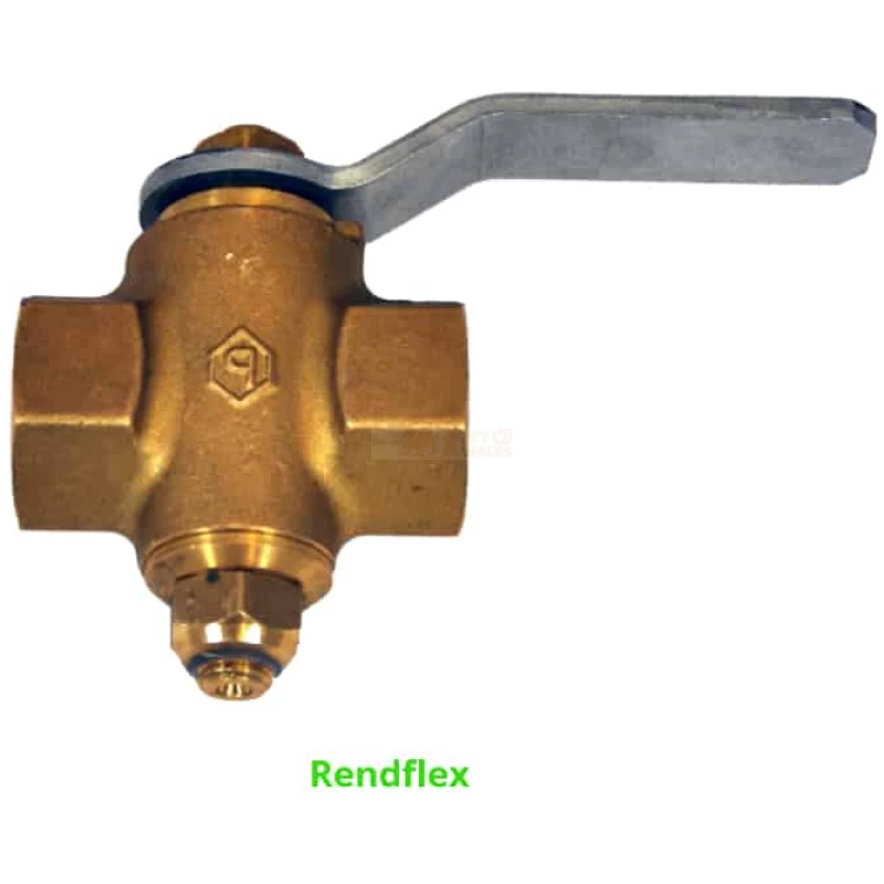 Brass shut off plug valve