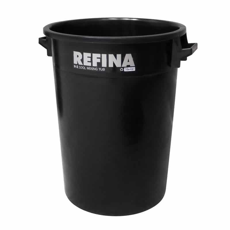 Refina Large Plastering Rendering Plaster Mixing Bucket & Cleaning Brushes 