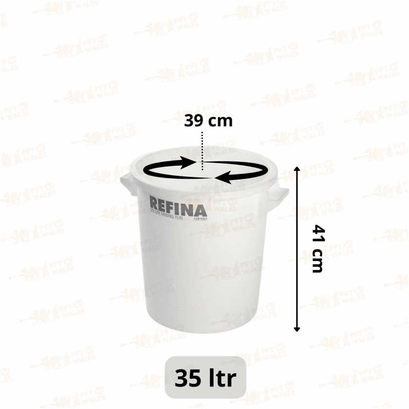 plaster mixing bucket 35