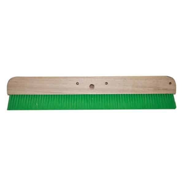 green nylon concrete broom 24